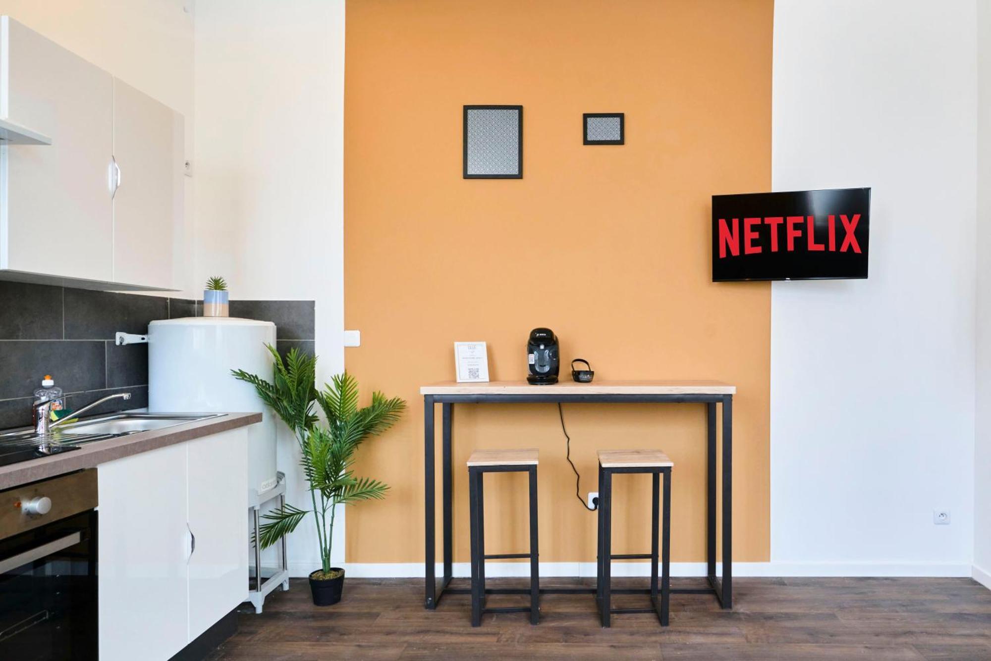 Ng Prestige - Lille I Tourcoing Winoc - Appartement T2 - Netflix - Wifi - Cuisine - Parking Gratuit Εξωτερικό φωτογραφία