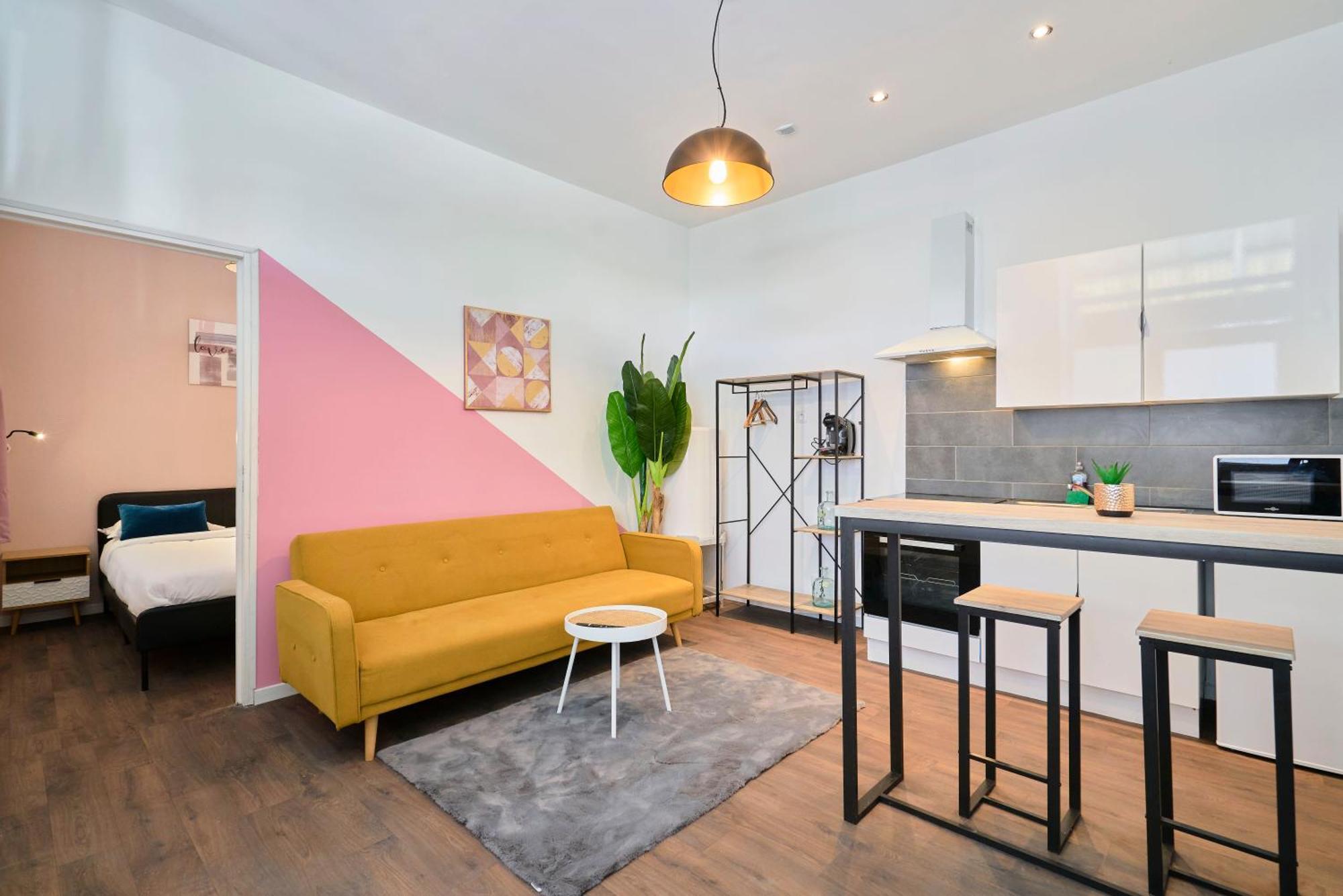 Ng Prestige - Lille I Tourcoing Winoc - Appartement T2 - Netflix - Wifi - Cuisine - Parking Gratuit Εξωτερικό φωτογραφία